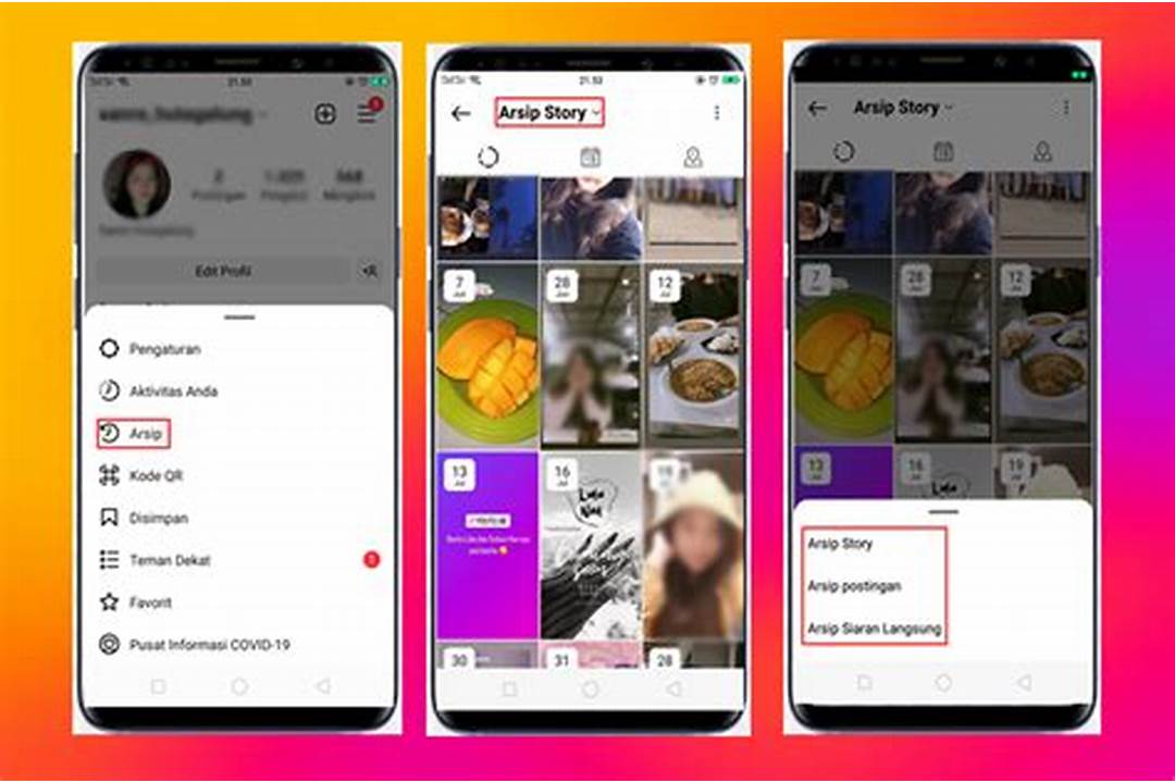 mengembalikan arsip instagram yang terhapus