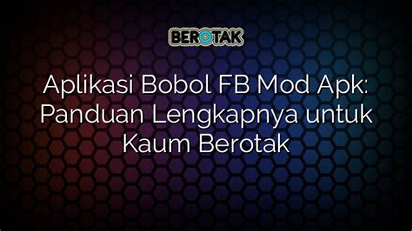 Aplikasi Bobol FB: Apakah Ini Legal?