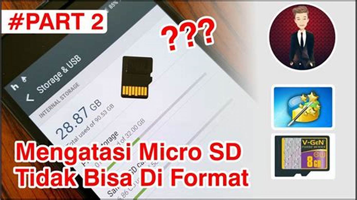 Micro SD Gagal Diformat
