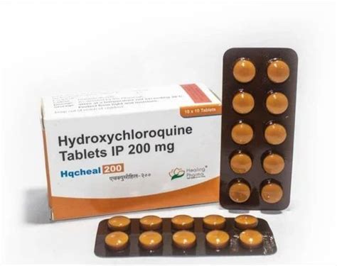 200mg Hydroxychloroquine Sulfate Tablets (10x10 Box) at ₹ 45/strip in ...