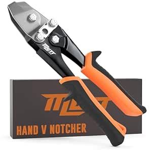 Mutt Tools Sheet Metal Notcher - 30° V Notcher for HVAC Ductwork | 30 ...