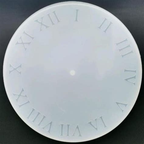 Brand Zero Silicon Mould - Roman Dial Clock 10"