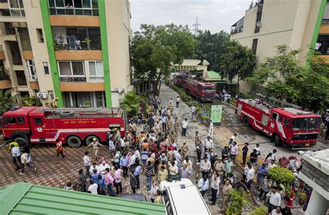 UP: Fire breaks out in Ghaziabad high-rise; several residents rescued
