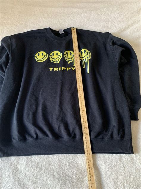 Gildan sweatshirt men size xl Trippy crew neck fleece pullover classic ...
