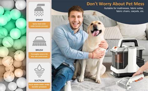 MORPICH Home Carpet Washing Wet and Dry Handheld Sofa Mattress Carpet ...