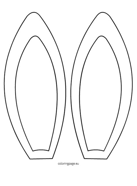 Rabbit Ears Outline Images