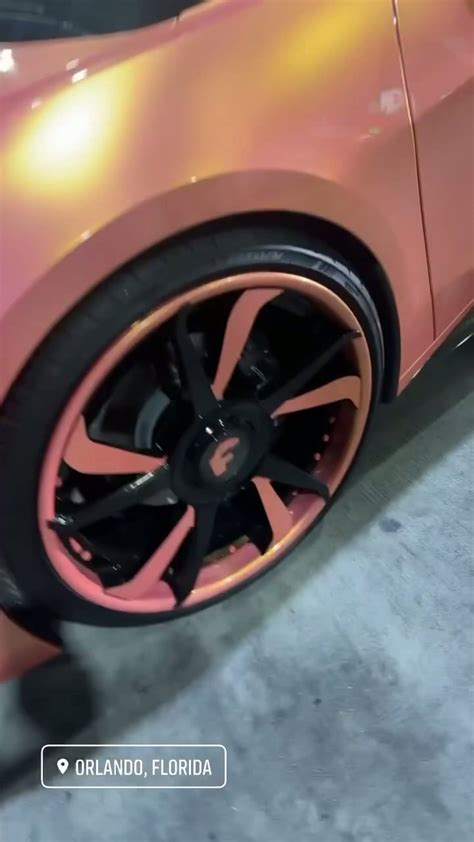 Tino’s wrapped Corvette on Forgios and Q60 coupe on 24’s