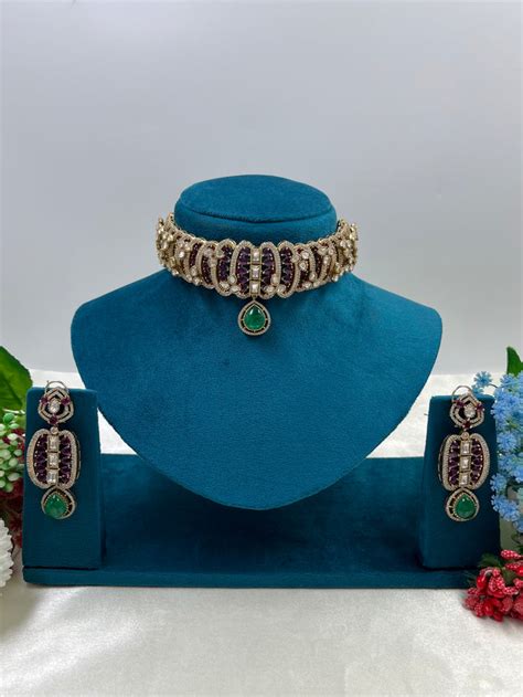 Rutzz Jaipuri Kundan Necklace Set – Kaushalya Art Jewellery