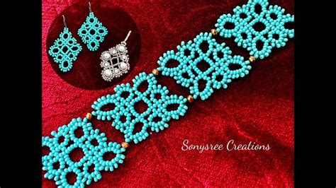 Bead Tatting Earrings Or Bracelet Seed Beads Earrings How To Make