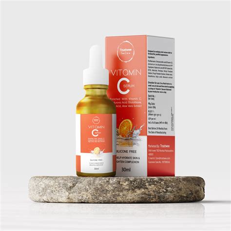 Trustwee Vitamin C Serum with Glutathione, Aloe Vera & Hyaluronic Acid ...