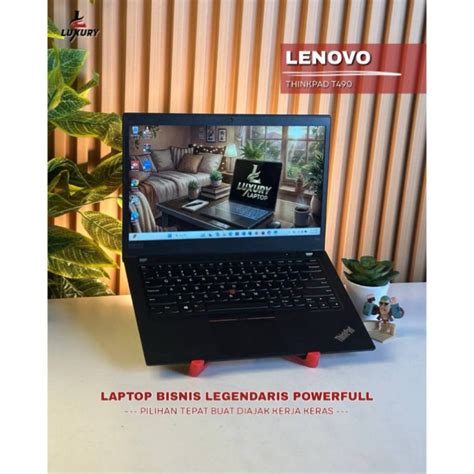 Jual LAPTOP LENOVO THINKPAD T490 SLIM CORE I5 SSD 256GB RAM 8GB DDR4 ...