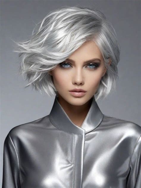 Stunning New Year Hair Color Ideas For In Silver White