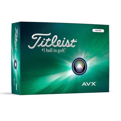 Titleist AVX Golf Balls - White (Pack of 12 Balls) – Sportswing.in