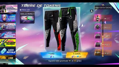 As Funciona El Nuevo Evento Web Torre De Tokens Angelicales Verde Free Fire Youtube