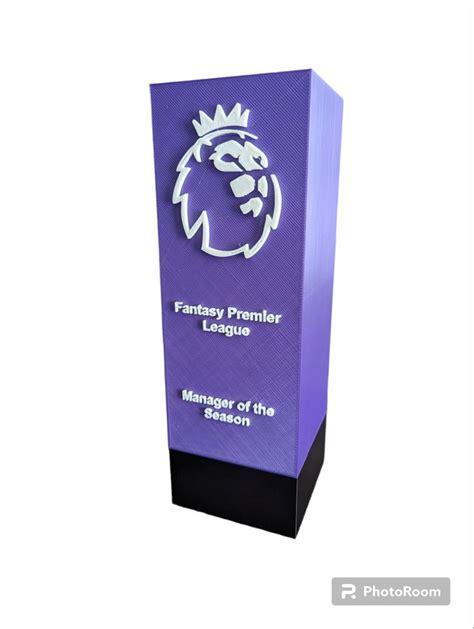 Premier League Trophy Etsy Premier League Trophy League