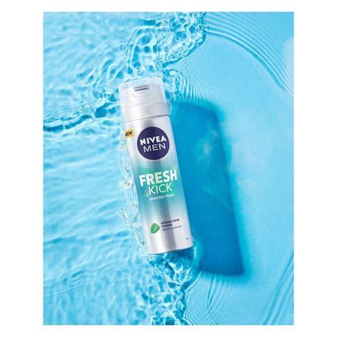 Nivea Men Fresh Kick Shaving Foam 200ml