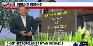 It’s the first day of spring and we’re right on cue