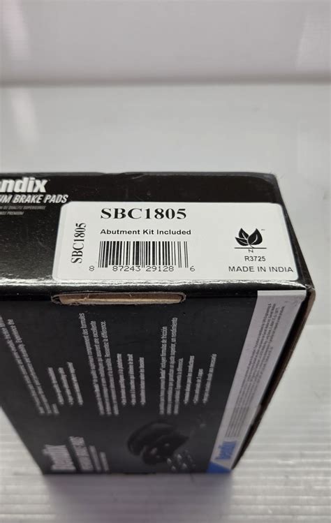 Bendix Premium SBC1805 Disc Pads and Brake Shoes - Disc Brake Pad Set ...