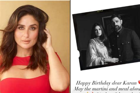 Kareena Kapoor’s birthday wish for Karan Boolani is all about martini ...