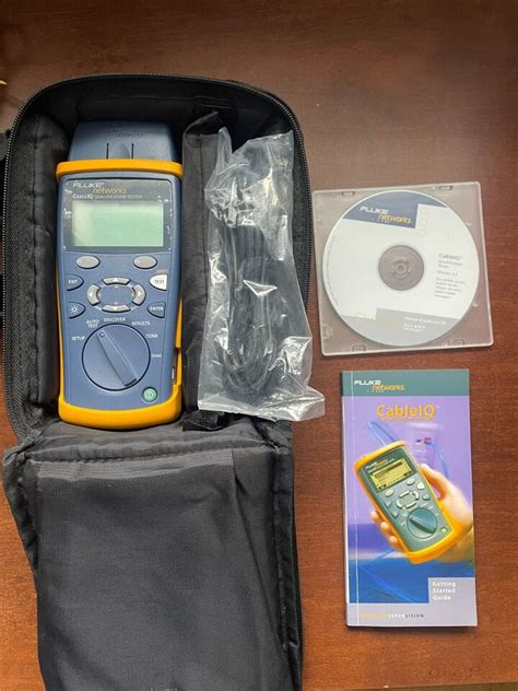 Fluke Networks Cableiq Qualification Tester Used In New Condition Ebay