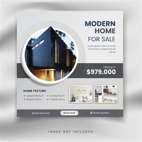 Real Estate Square Social Media Post Banner Template