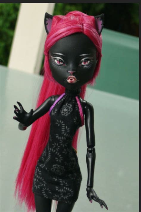 Custom Catty Noir Custom Monster High Dolls Monster High Dolls