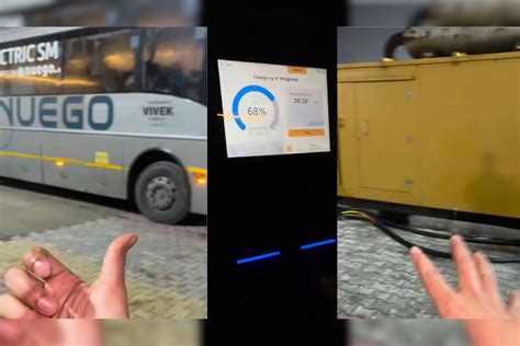 Electric bus charging using diesel generator contradicts zero emissions ...