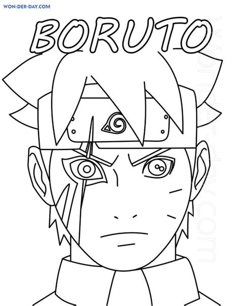 Coloriage Boruto Dessin Colorier Gratuits Imprimer Unicorn