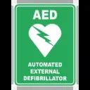 Safety Sign - AED - 450 x 600mm | Tradeline Site Solutions
