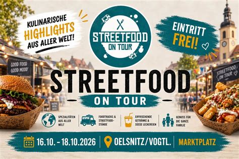 StreetFood on Tour in Oelsnitz/Vogtl., Markt, 08606 Oelsnitz/Vogtl ...
