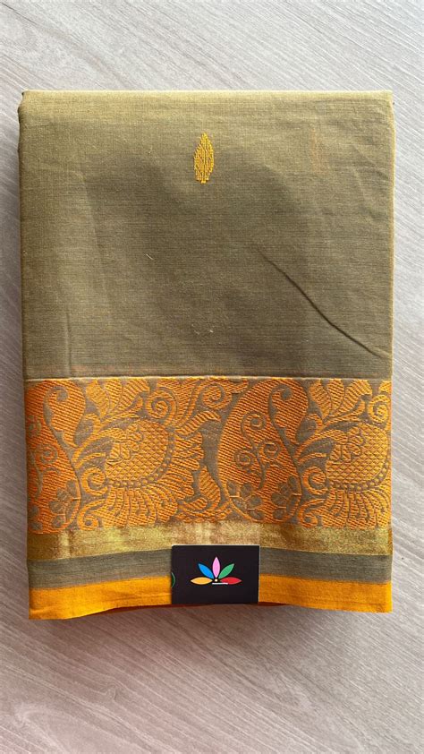 Thread Border Chettinad Cotton Saree - 25867 – FABK