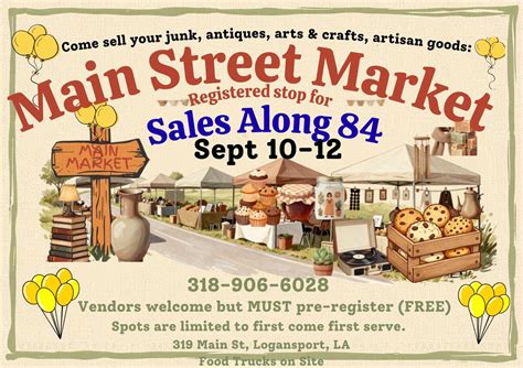 Sales Along 84, 319 Main Street, Logansport, LA, 10 September to 12 ...