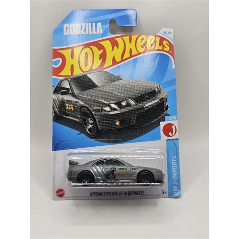 Hot Wheels Nissan Skyline Gt R Godzilla Bcnr Shopee Brasil