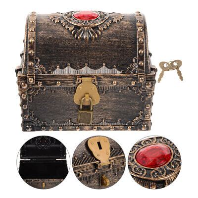 Small Treasure Box Pirate Chest Vintage Treasure Box Small Treasure