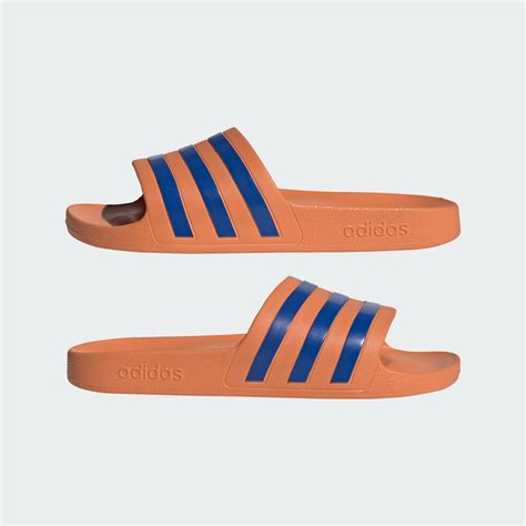 adidas Adilette Aqua Slides - Orange | adidas India