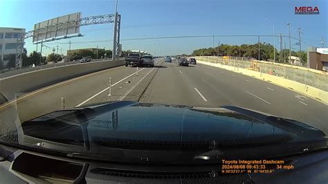 He cut off a car and instantly regretted it