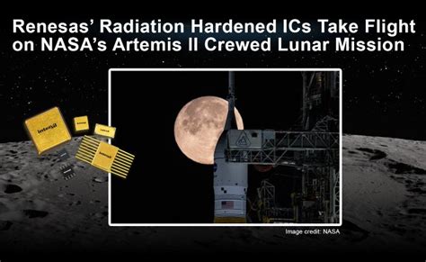 Renesas Rad-Hard ICs Aboard NASA's Artemis II - EE Times India