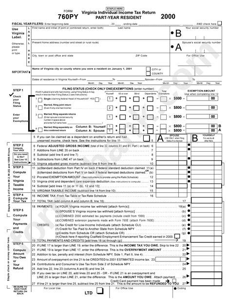 Va Tax Forms For