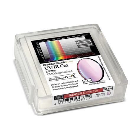 Baader UV/IR-Cut / L-Filter 50,4 mm – CMOS-optimized - Delta Optical