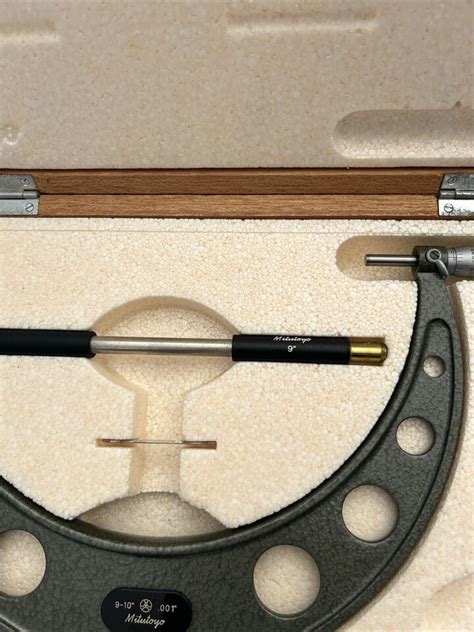 Mitutoyo No 103 186A Outside Micrometer 001 9 10 EXCELLENT EBay