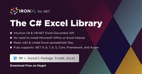 C# Excel'de Veri Kümesi/Veri Tablosu İçe/Dışa Aktarımı | IronXL