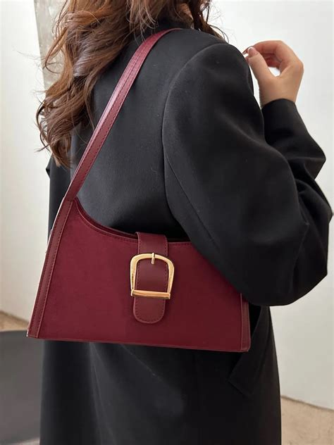 Adjustable Buckle Shoulder Bag | Savana | Bestsellers