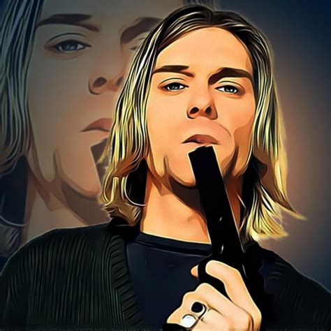 Kurt Cobain Art Digital Art By Victoria Carroll Pixels