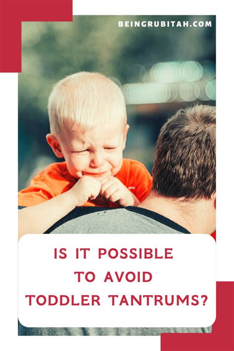Is It Possible To Avoid Toddler Tantrums Being Rubitah