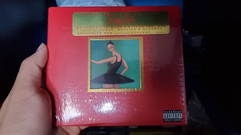 kanye west my beautiful dark twisted fantasy deluxe edition cd unboxing youtube