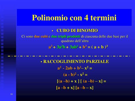 Ppt Scomposizione Di Polinomi Powerpoint Presentation Free Download