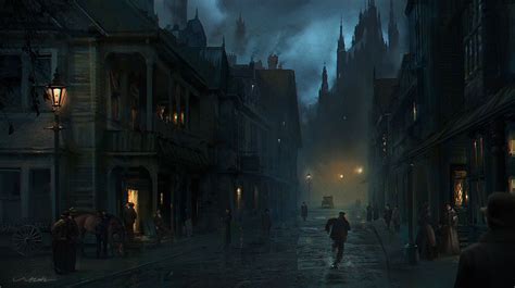 Victorian Gothic On Behance London Painting Gothic Wallpaper