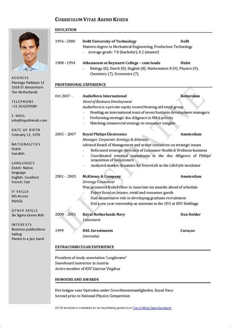 ✅ cv ready to print. What is a curriculum vitae? | Sample resume format, Sample ...