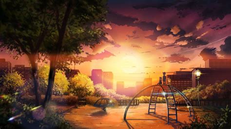 Anime Sunset Wallpapers Top Nh Ng H Nh Nh P