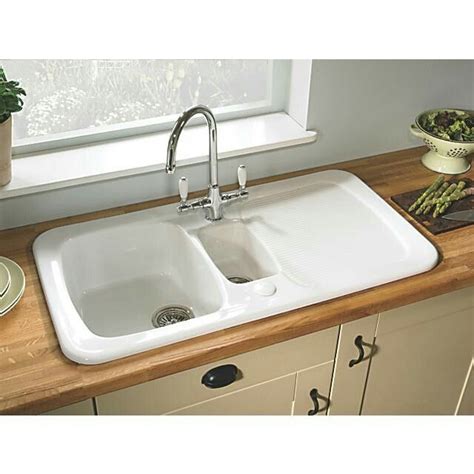 Maybe you would like to learn more about one of these? Screwfix ceramic sink with drainer | Kitchen sink units ...